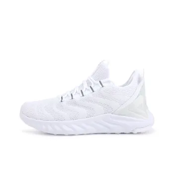 PEAK Tai Ji1.0 Cushioning, Slip Resistant, And Abrasion Resistant Low Top Running Shoes Men's White