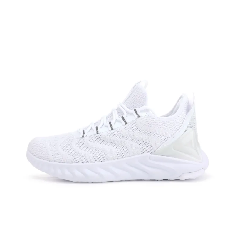 PEAK Tai Ji1.0 Cushioning, Slip Resistant, And Abrasion Resistant Low Top Running Shoes Men's White-0
