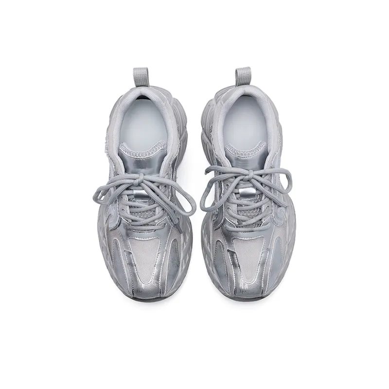 BURGELY Breathable And Lightweight Low Top Chunky Sneakers Women's-15