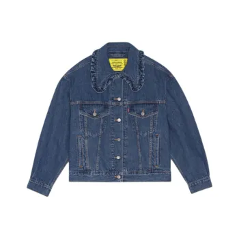 GANNI x Levi's SS24 Denim Jacket Women's Dark Indigo