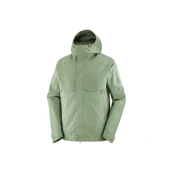 SALOMON PATROLLER Waterproof And Windproof Windbreaker Jacket Men's Laurel