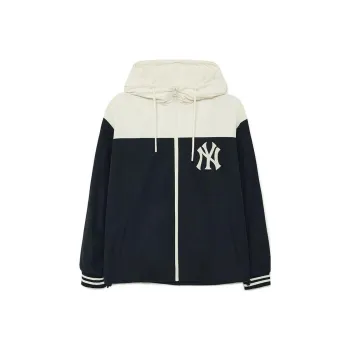 MLB New York Yankees Windproof Windbreaker Jacket Men's Black