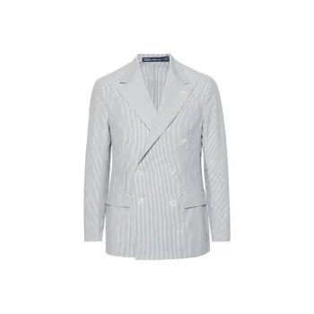 Ralph Lauren Striped Seersucker Blazer