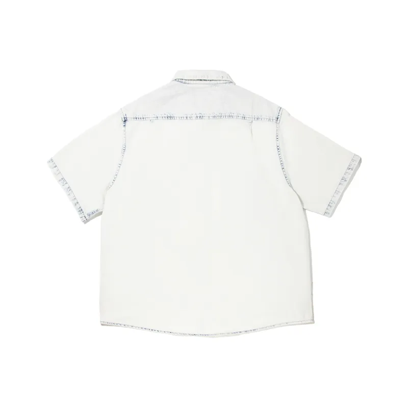 LiNing Shirt Men's Light Blue Denim-1