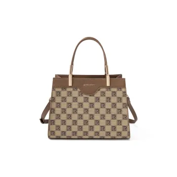 RED DRAGONFLY PVC Handbag Regular Women's Light Coffee