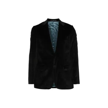 Paul Smith Single-breasted Velvet Blazer