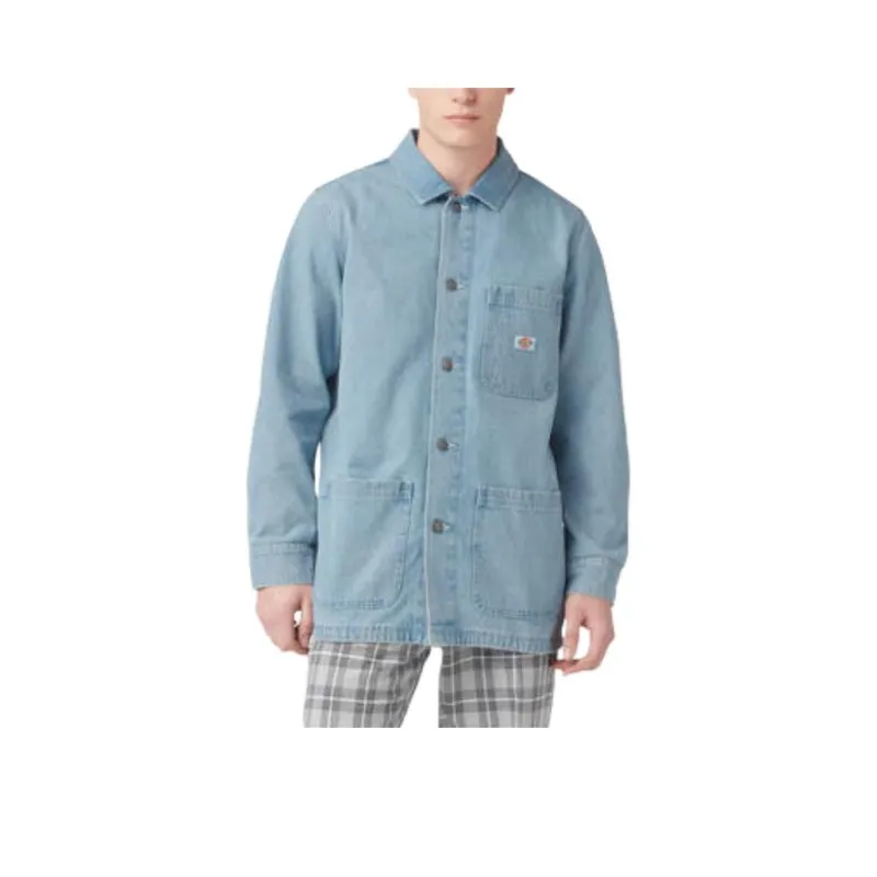 Dickies Denim Jacket Men's Light Blue-0