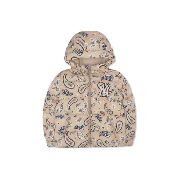 MLB Down Jacket Winter Unisex Beige Yellow