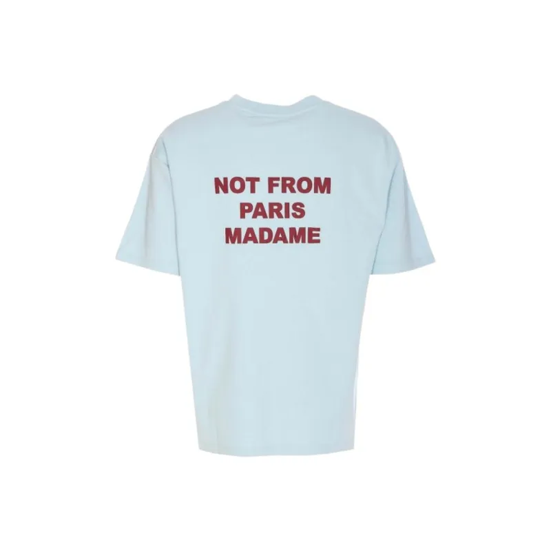 DROLE DE MONSIEUR Slogan print T shirt-1
