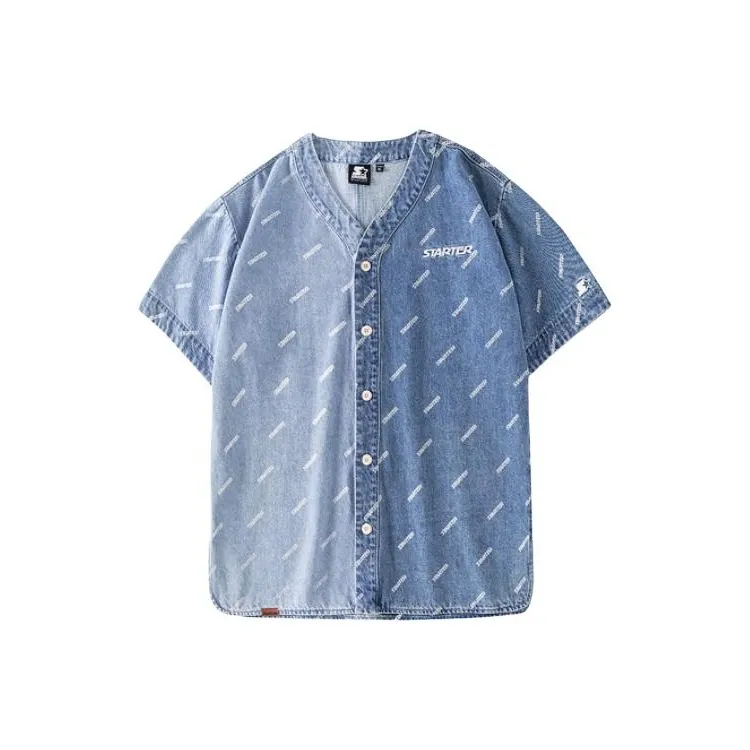 STARTER Denim Jacket Unisex Denim Blue-0