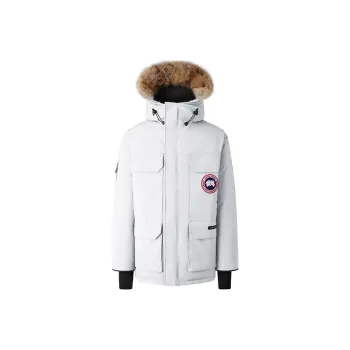 Canada Goose Down Jacket Asia Version Winter Men's White