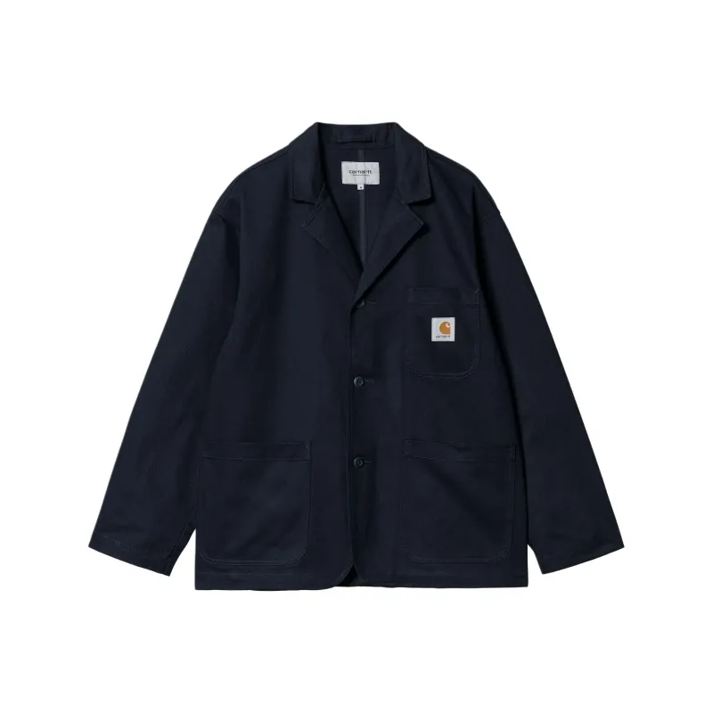 Carhartt WIP SS24 Midland Blazer Business Suit Men's Marine Blue-0