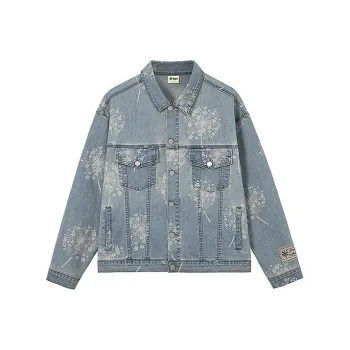Nam Po Wan x AMONSTER Denim Jacket Unisex Washed Blue