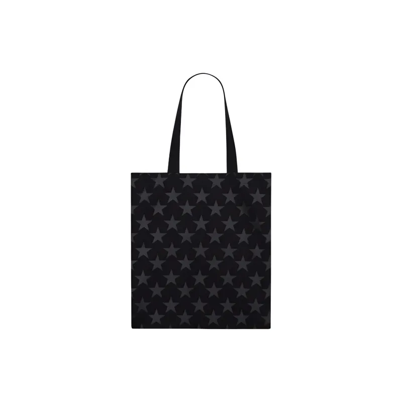 SAINT LAURENT Rive Droite Series 100% Cotton Tote Bag, Shopping Bag, Shoulder Bag, Handbag Unisex Black-1