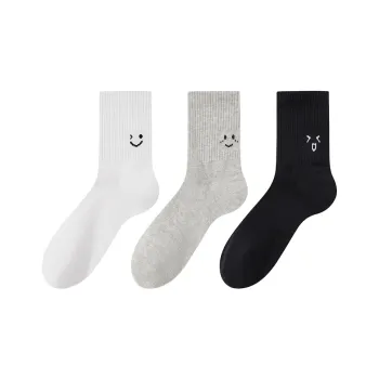 JIAZINI Mid Calf Socks Women's 3 Pack