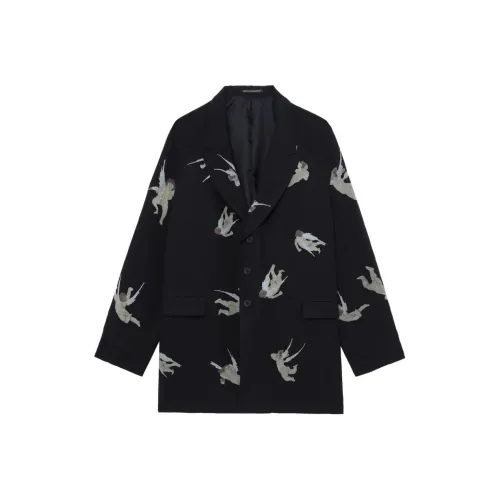 Yohji Yamamoto Angel print Single breasted Blazer