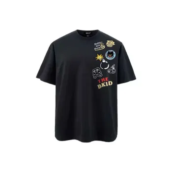 PAINT STAIN Minimalist Style Basic T Shirt Unisex
