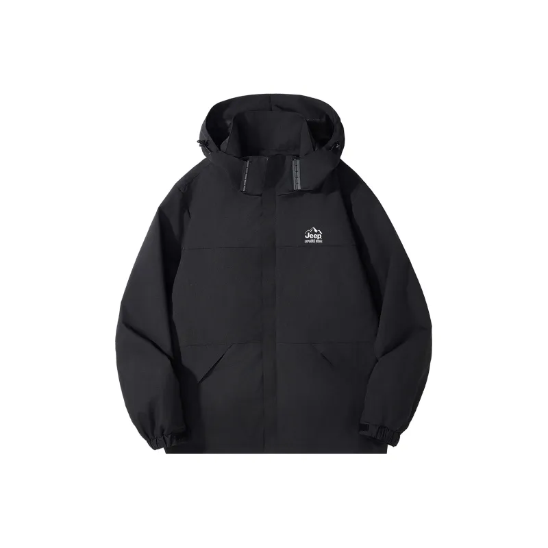 Jeep Windbreaker Jacket Trench Coat Unisex-9