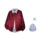 Burgundy+Blue White Stripes[Shirt]