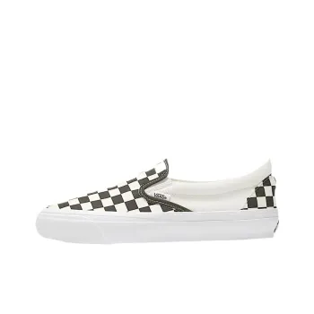 Vans Classic Slip On 98 Lx Checkerboard Grape Leaf Green