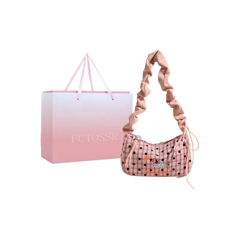 FCTOSSR Nylon Shoulder Bag Women's Black/Pink/Blue-5