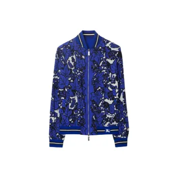 Burberry Reversible Botanical-print Bomber Jacket