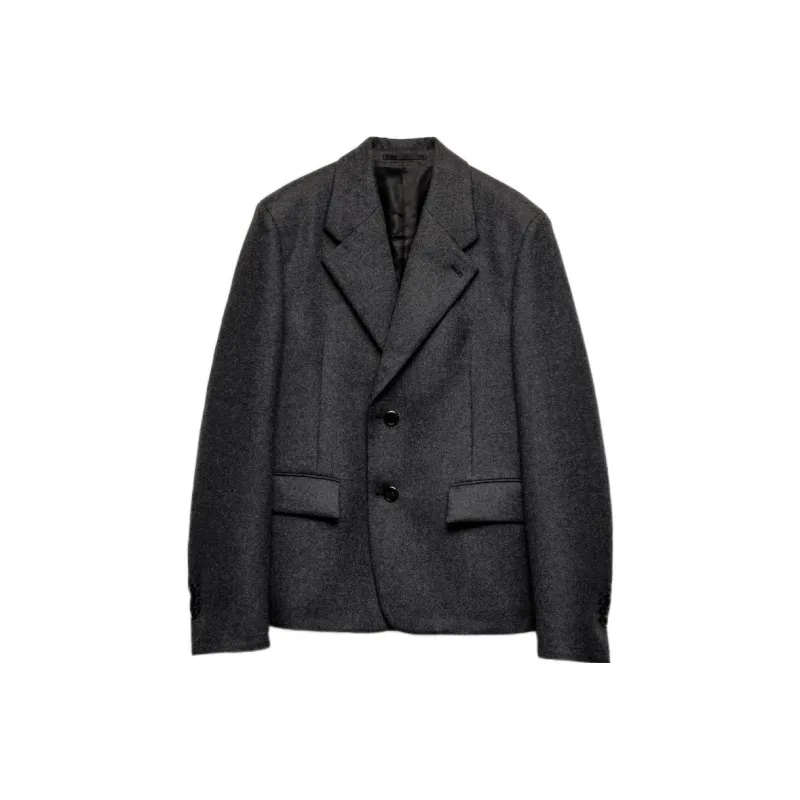 PRADA Single breasted Wool Jacket-0