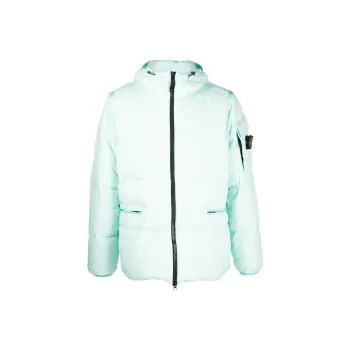 STONE ISLAND Down Jackets Men Pink/Blue