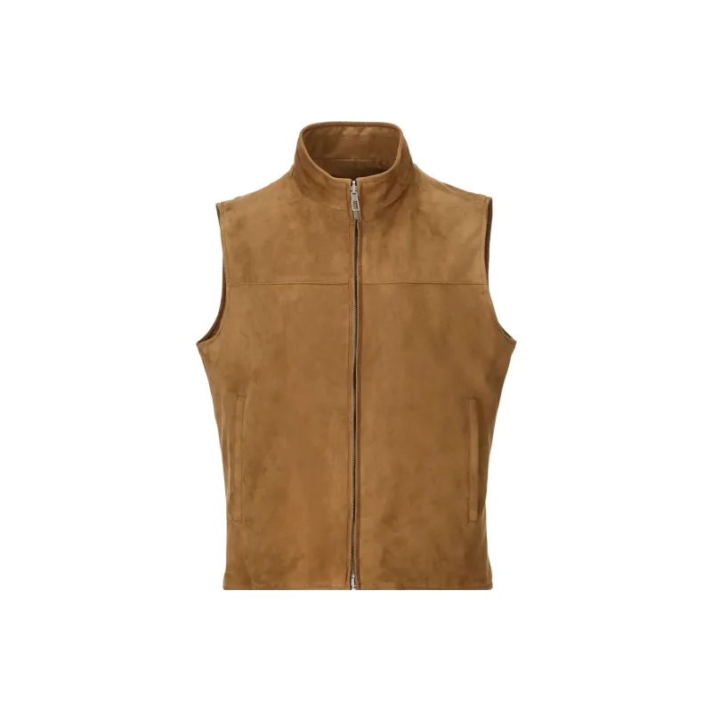 Loro Piana Vests Men Brown-0