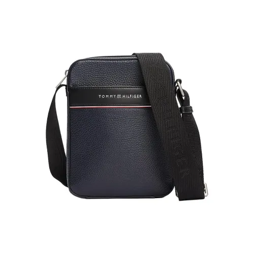 Tommy Hilfiger Polyurethane Shoulder Bag Crossbody Bag Men's Marine Blue