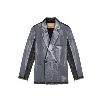 DIESEL Denim Coated Blazer