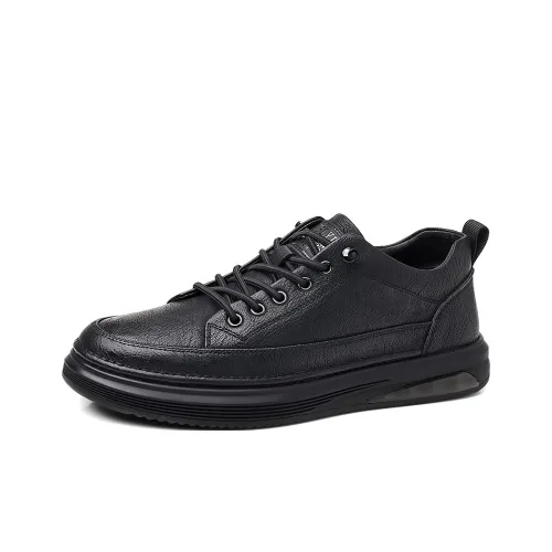 POPULAR ROUSE PR Low Top Casual Shoes Men's Black