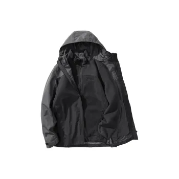 Jack Wolfskin Altenberg Outdoor Hiking Waterproof And Windproof To Keep Warm Windbreaker Jacket Men's Europe Version