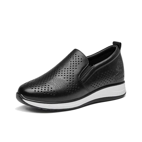 Spider King Breathable Low Top Casual Shoes Women's Black