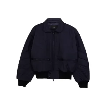 Y 3 Quilted Bomber Jacket