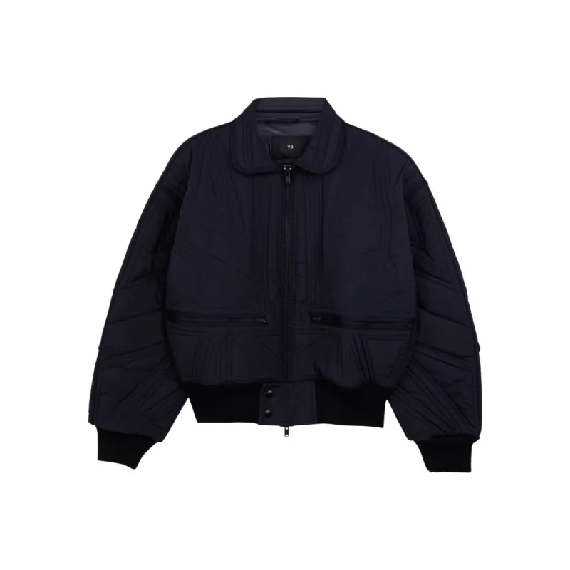 Y 3 Quilted Bomber Jacket-0