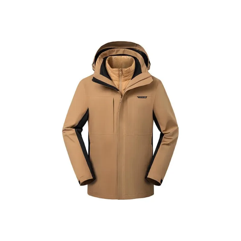 TOREAD Windbreaker Jacket Men's Earthy Brown/Black-0