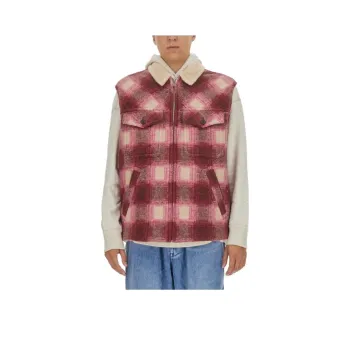 ISABEL MARANT Plaid Checked Zip Up Gilet