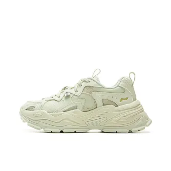 DISHINIWANJUZONGDONGYUAN x LiNing Starlight Anti Slip Wear Resistant Low Top Casual Shoes Women's Light Green
