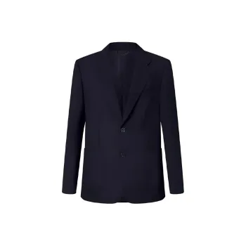 LOUIS VUITTON Business Suit Coat Men's Blue