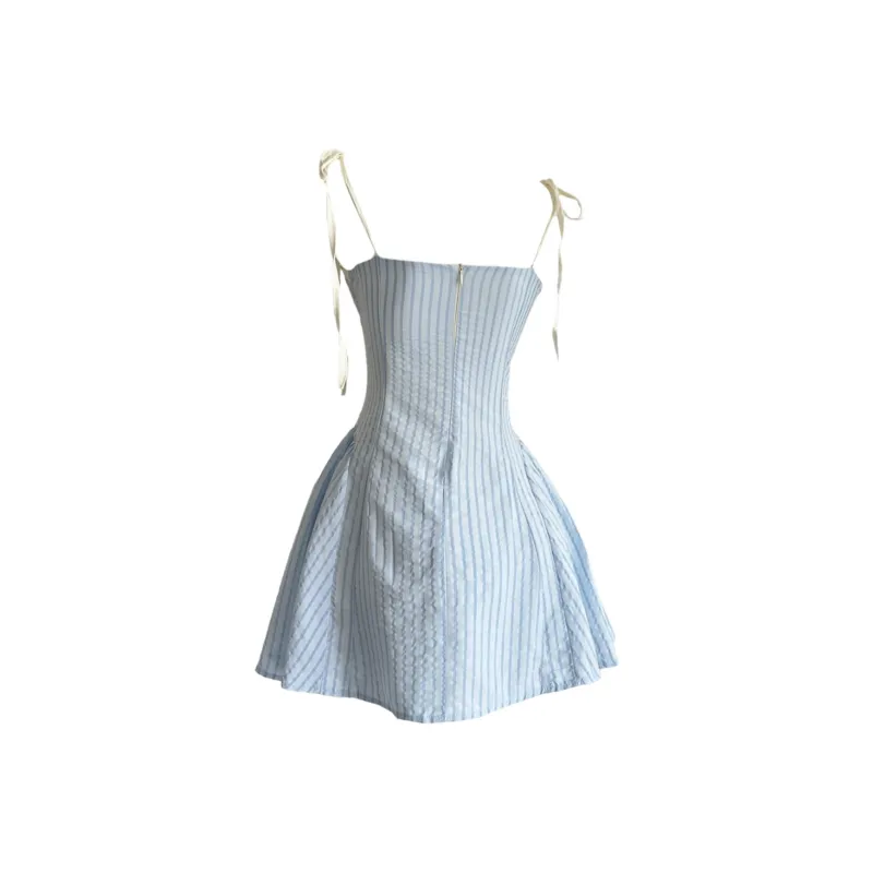 Nooidea Official Slip Dress Women's Blue-1