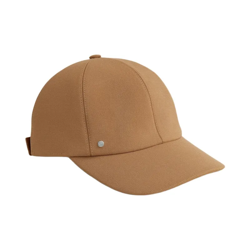 HERMES Cashmere Baseball Caps Women's Light Umber-1