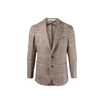 Tagliatore Checked Single-Breasted Blazer