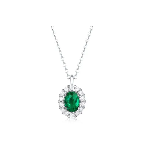 Syrup Synthetic Emerald Pendants Women's