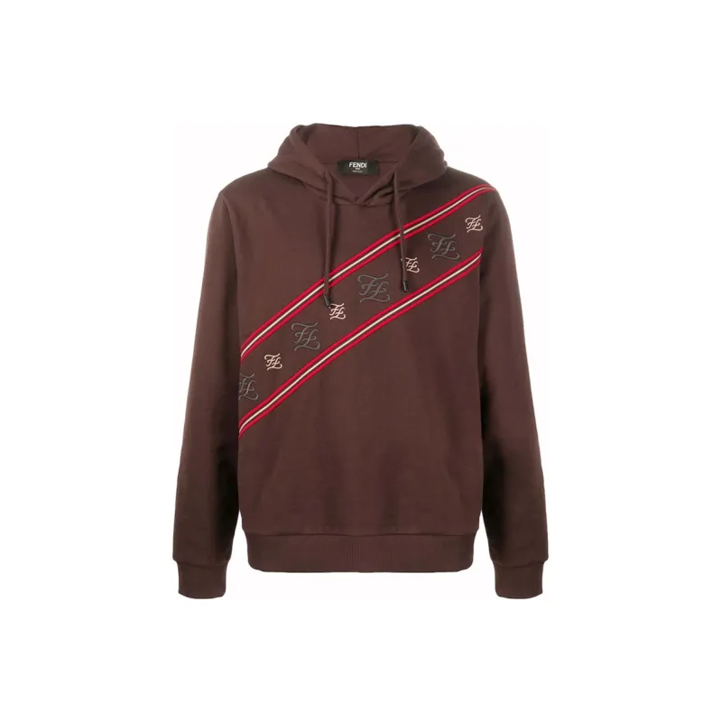 FENDI Karligraphy Logo Hoodie-0