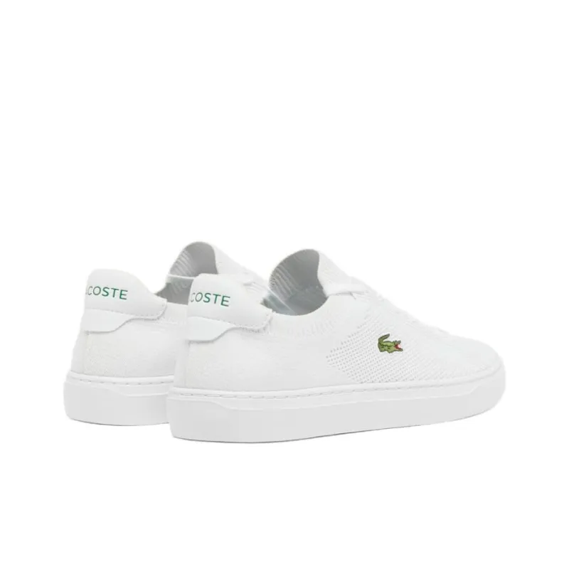 LACOSTE La Piquee 2.0 Abrasion Resistant Slip Resistant Low Top Skateboard Shoes Men's White-2