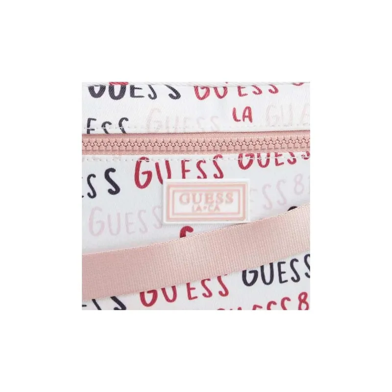 GUESS Canvas Canvas Bag Fanny Pack Women's White-3