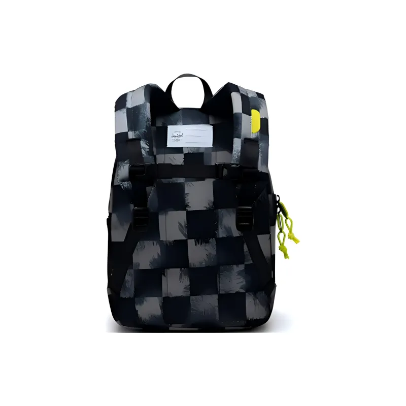 Herschel Recycled Material Backpack Regular Men's Black Plaid-3