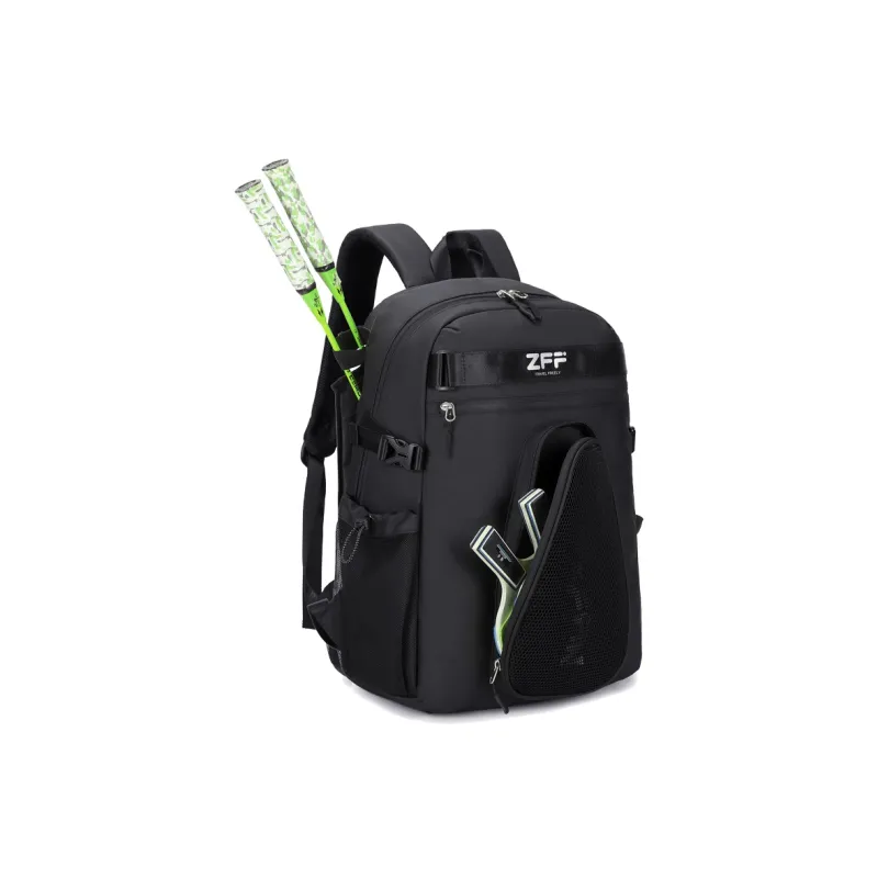 ZUOFEIFAN Fabric Backpack Unisex Black-0