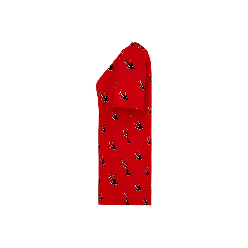 Alexander McQueen SS23 T Shirt Women's Red-2